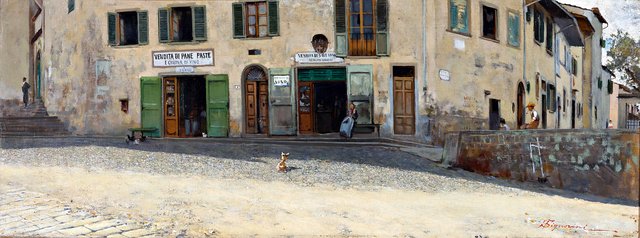 Settignano by Telemaco Signorini