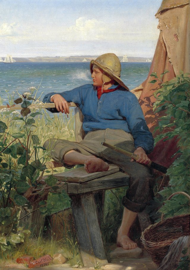 Carl Bloch, En ung sømand by Carl Bloch