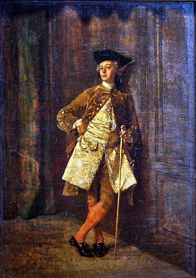 En attendant l'audience by Jean-Louis-Ernest Meissonier