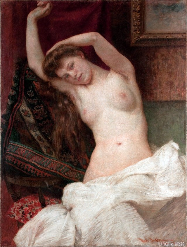 Nude by Vlaho Bukovac