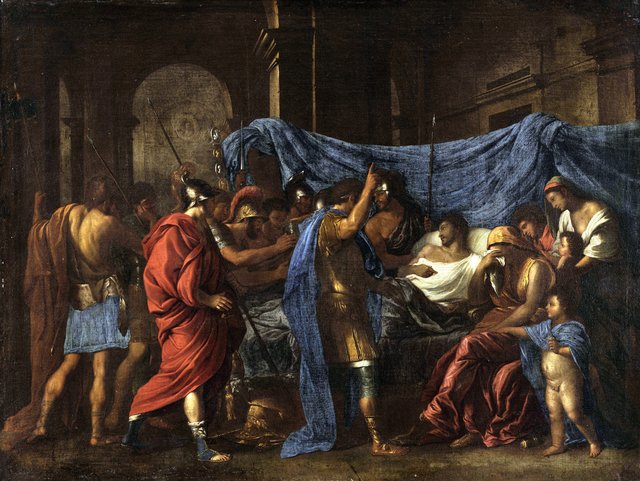 Death of Germanicus by Jean-Baptiste Debret