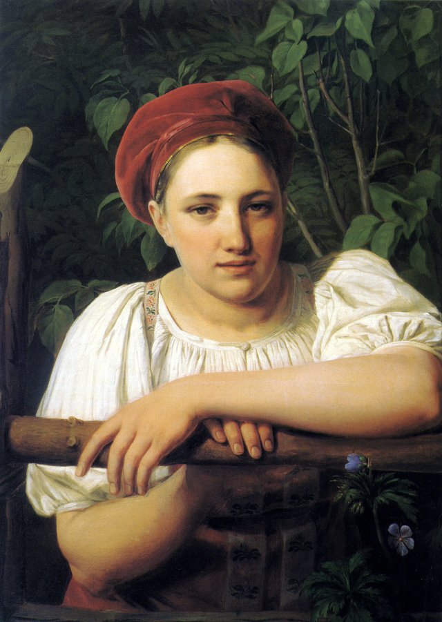 Peasant girl from Tver by Alexey Venetsianov