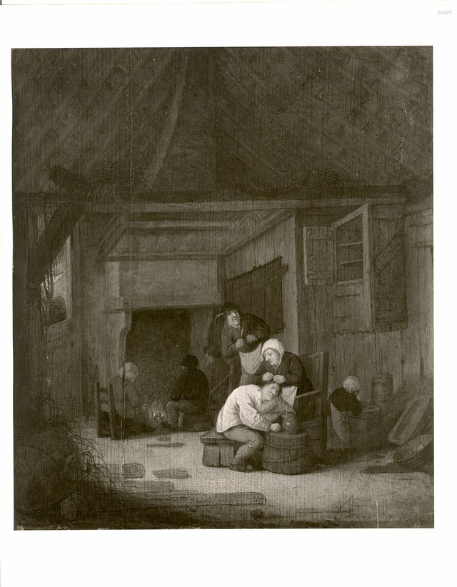 interior of a farmhouse by Anthonie Victoryns