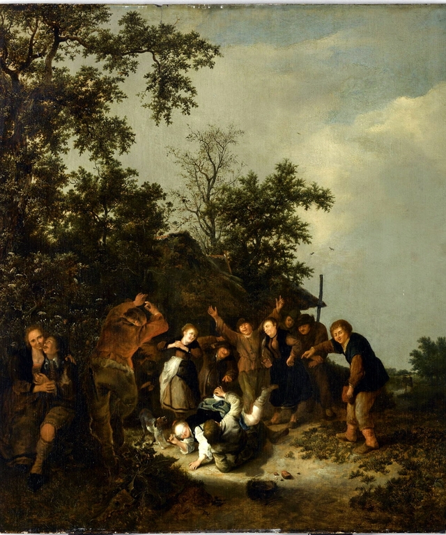 Blind man's bluff by Gerrit Lundens