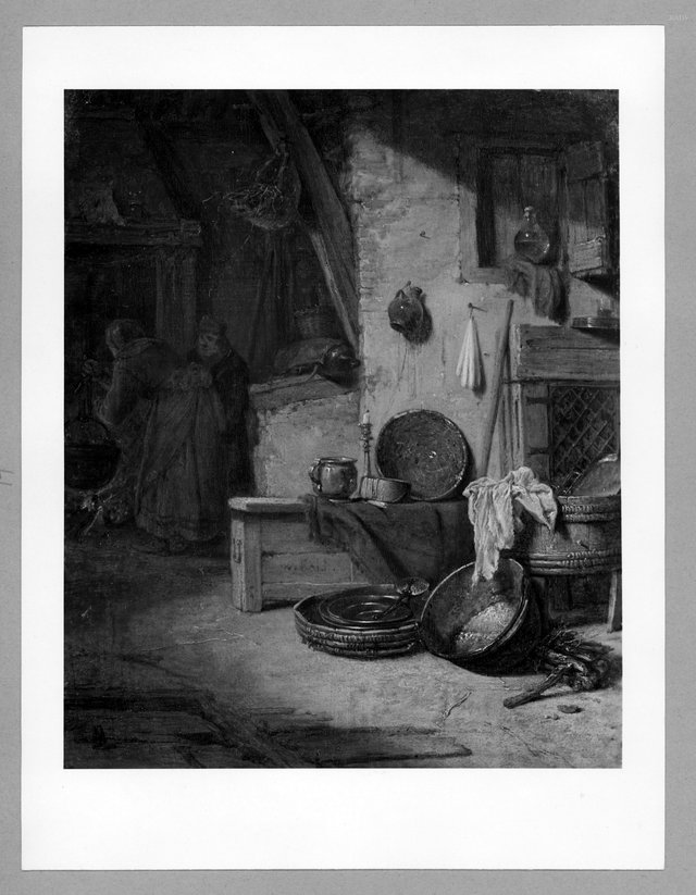 kitchen - piece by Willem Kalf