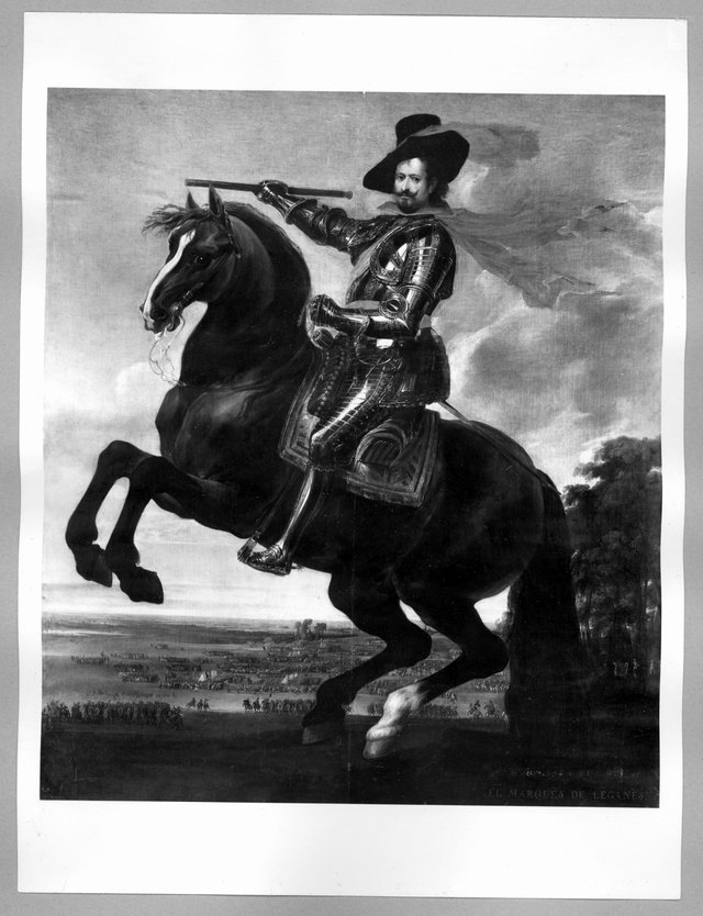 El marques de Leganes on horseback by Gaspar de Crayer