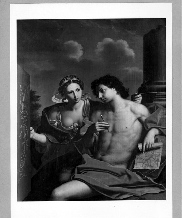 Allegory of painting and drawing by Michele Desubleo