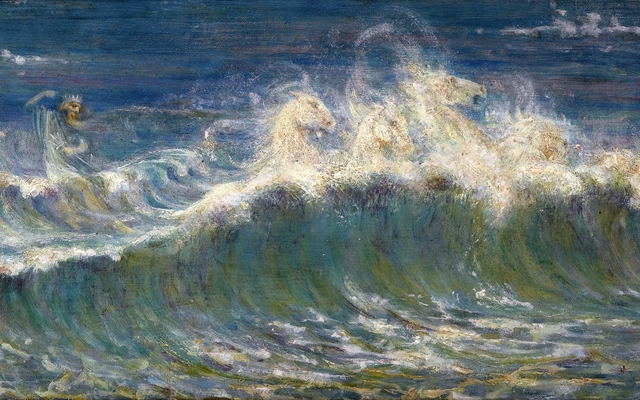 Neptune's Horses by Walter Crane
