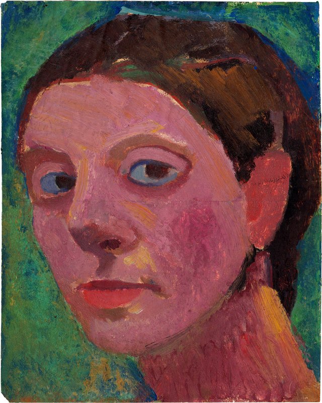 Self-Portrait Looking Slightly Left by Paula Modersohn-Becker