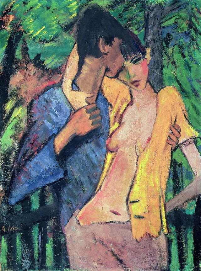 Lovers by Otto Mueller