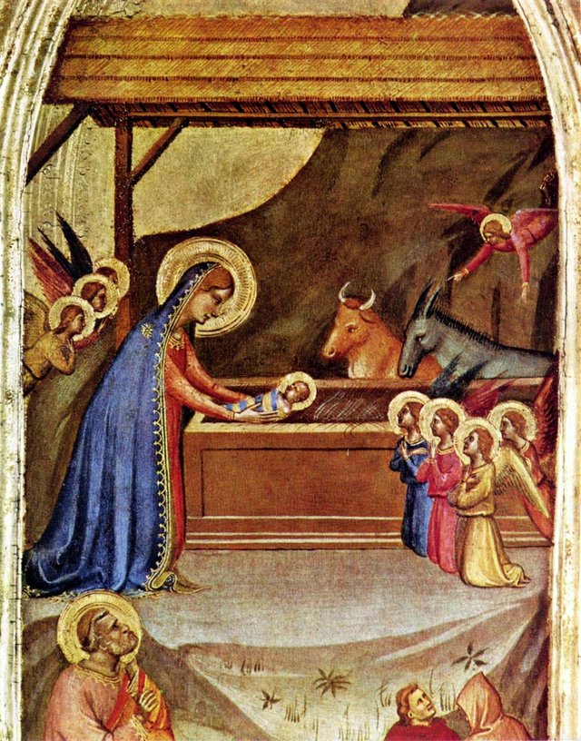 Birth of Christ by Bernardo Daddi