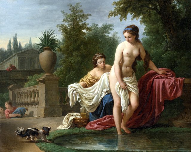 David and Bathsheba by Louis-Jean-François Lagrenée