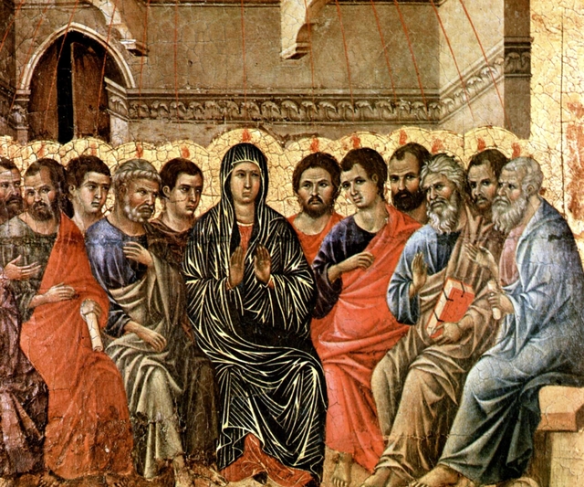 Pentecost by Duccio di Buoninsegna