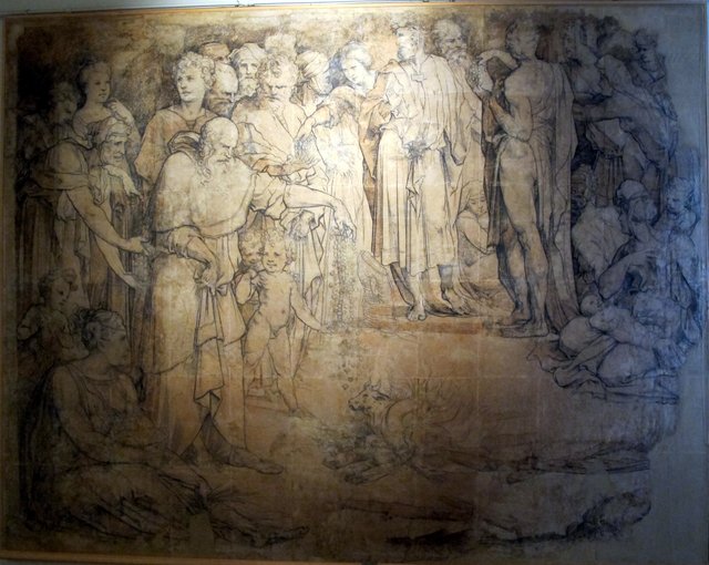 Priests of Baal on Mount Carmel by Domenico Beccafumi