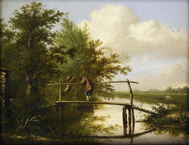Landscape by Georgius Jacobus Johannes van Os