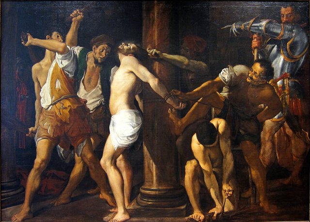 The Flagellation of Christ by Ludovico Carracci