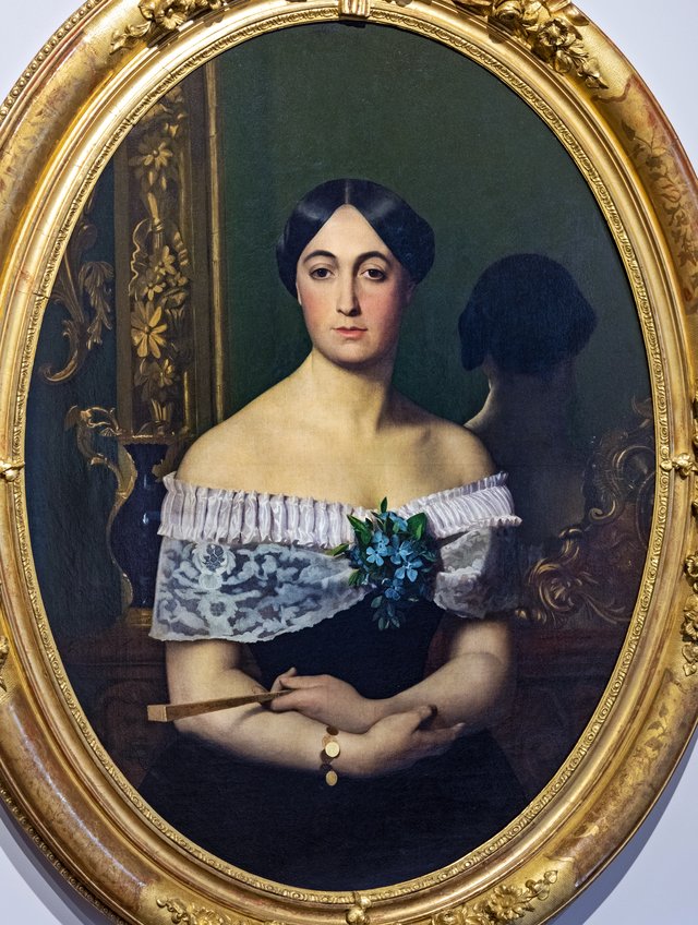 Musée Ingres-Bourdelle - Portrait de femme- Jean-Léon Gérome by Jean-Léon Gérôme