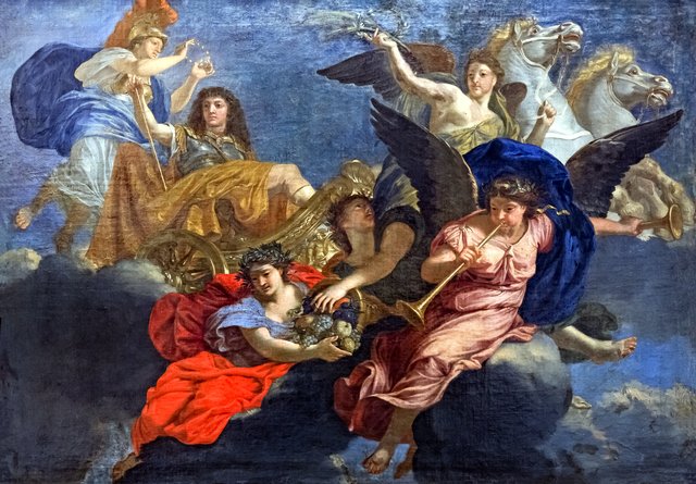Musée Ingres-Bourdelle - Allégorie à la gloire de Louis XIV - Charles Le Brun by Charles Le Brun