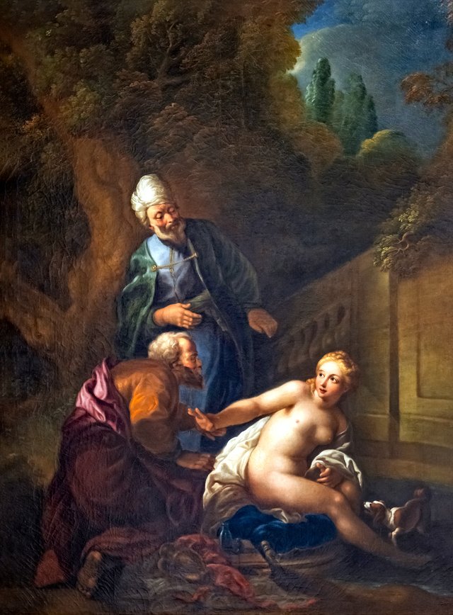 Suzanne et les vieillards by Charles de La Fosse