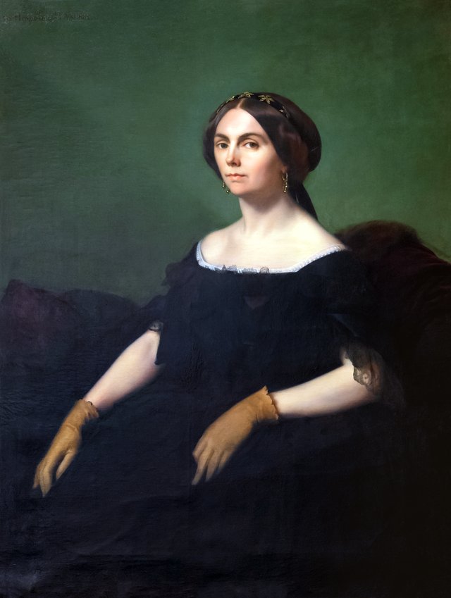 Portrait de la comtesse de Goyon by Hippolyte Flandrin