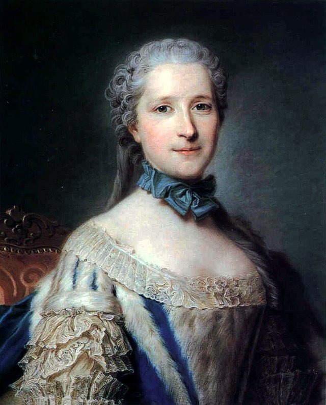 Portrait de la Maréchale de Belle-Isle by Maurice Quentin de La Tour
