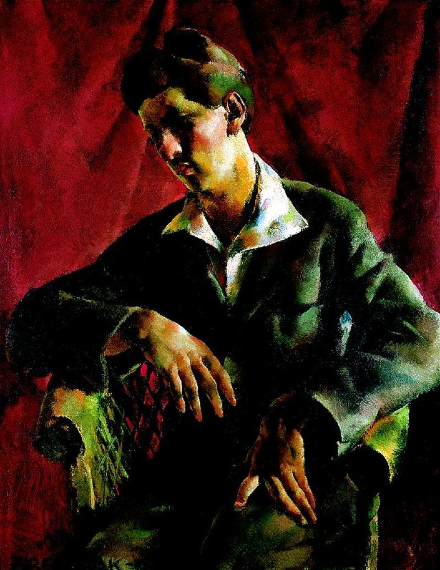 Portrait of József Hanák by Vilmos Aba-Novák