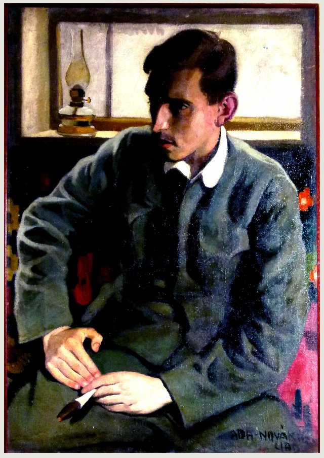 Aba-Novák Vilmos – Férfi képmás by Vilmos Aba-Novák