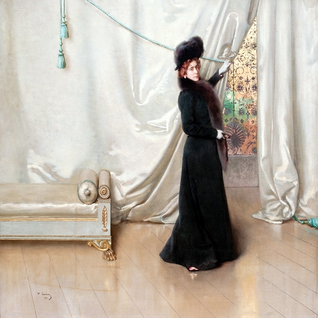 Portrait of Anna Belimbau, born Blum by Vittorio Matteo Corcos