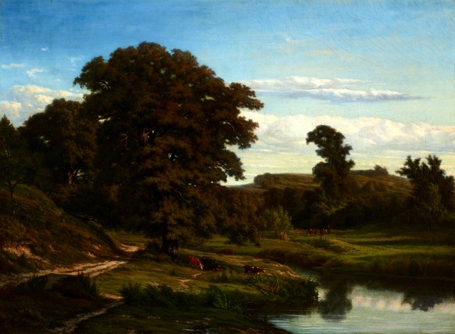 The Pond by Jules Dupré