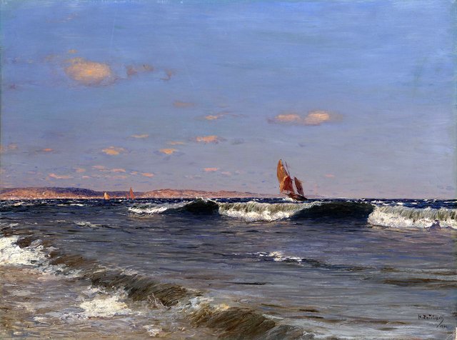 Breaking Wave by Nikolay Nikanorovich Dubovskoy