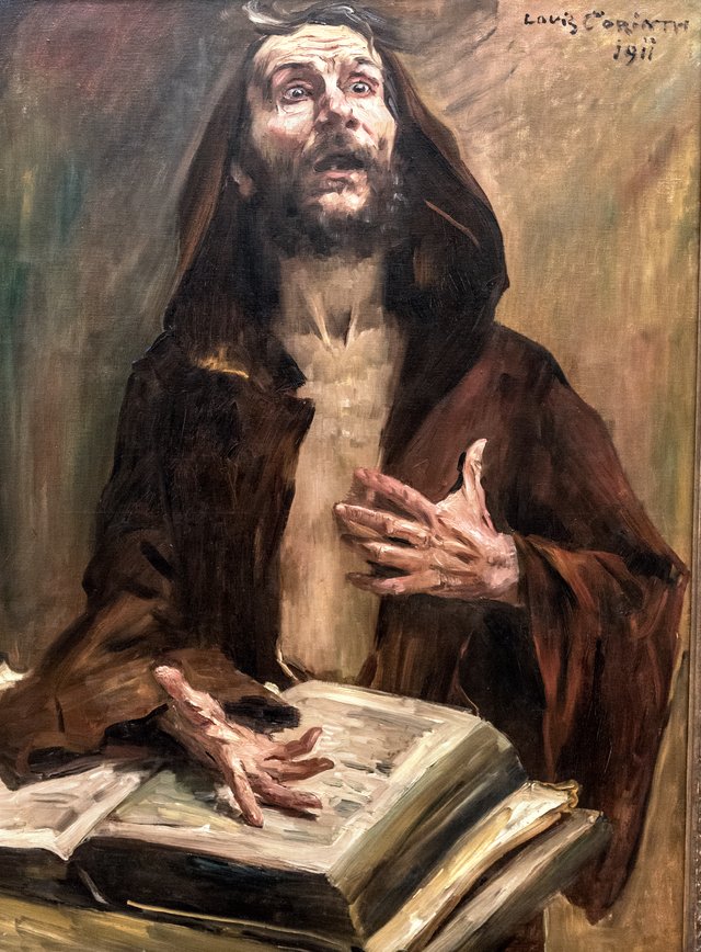 Der Fanatiker by Lovis Corinth