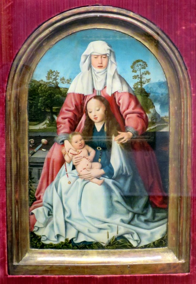 St. Anne with the Virgin and infant Jesus by Jan Joest