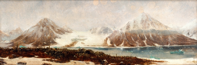 Fra Magdalena-bukta, Svalbard by François-Auguste Biard