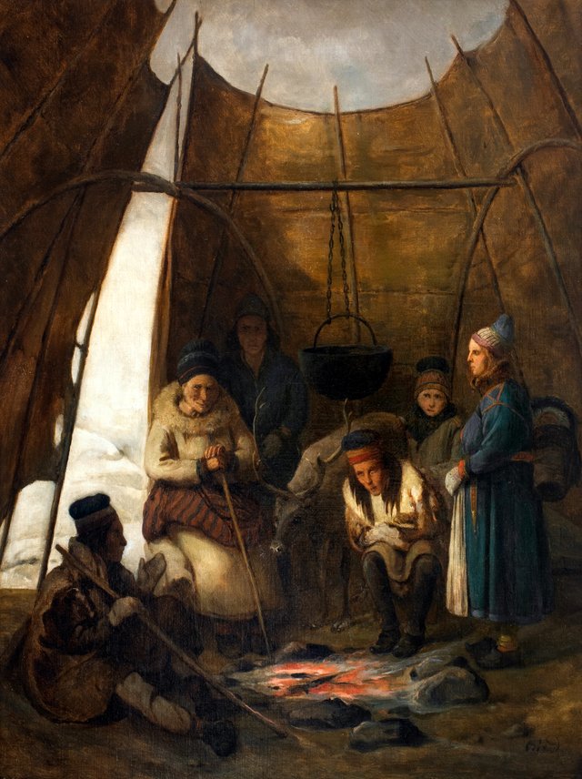 Sami Camp by François-Auguste Biard