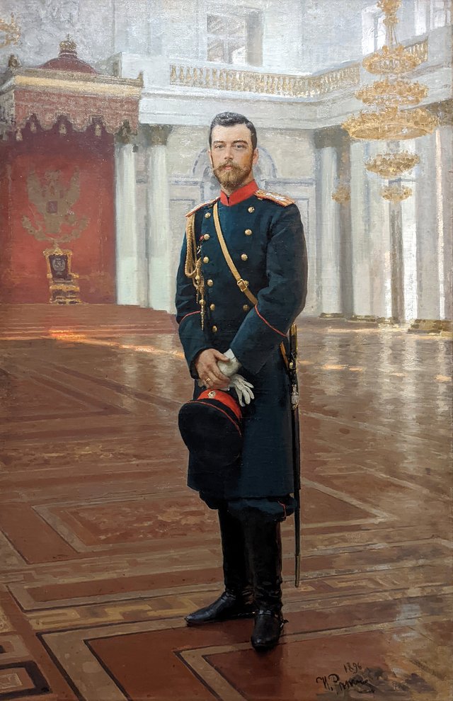 Portrait of Nicholas II by Ilya Repin