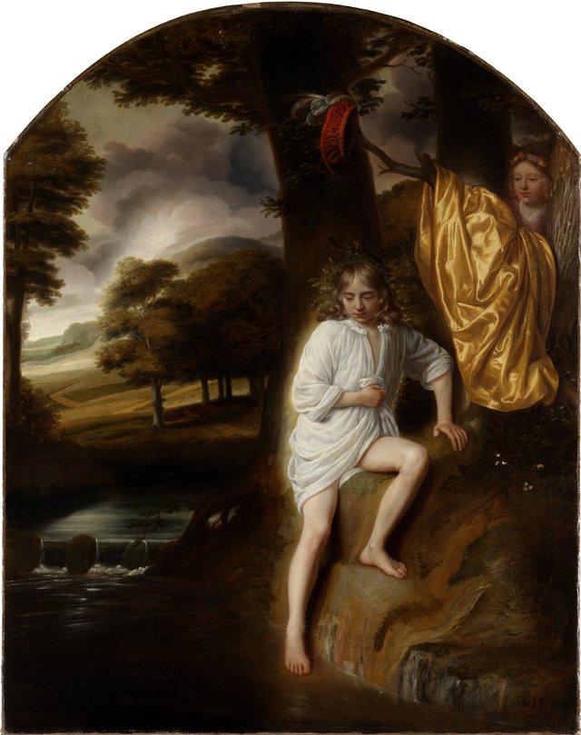 Salmacis and Hermaphroditus by Samuel van Hoogstraten