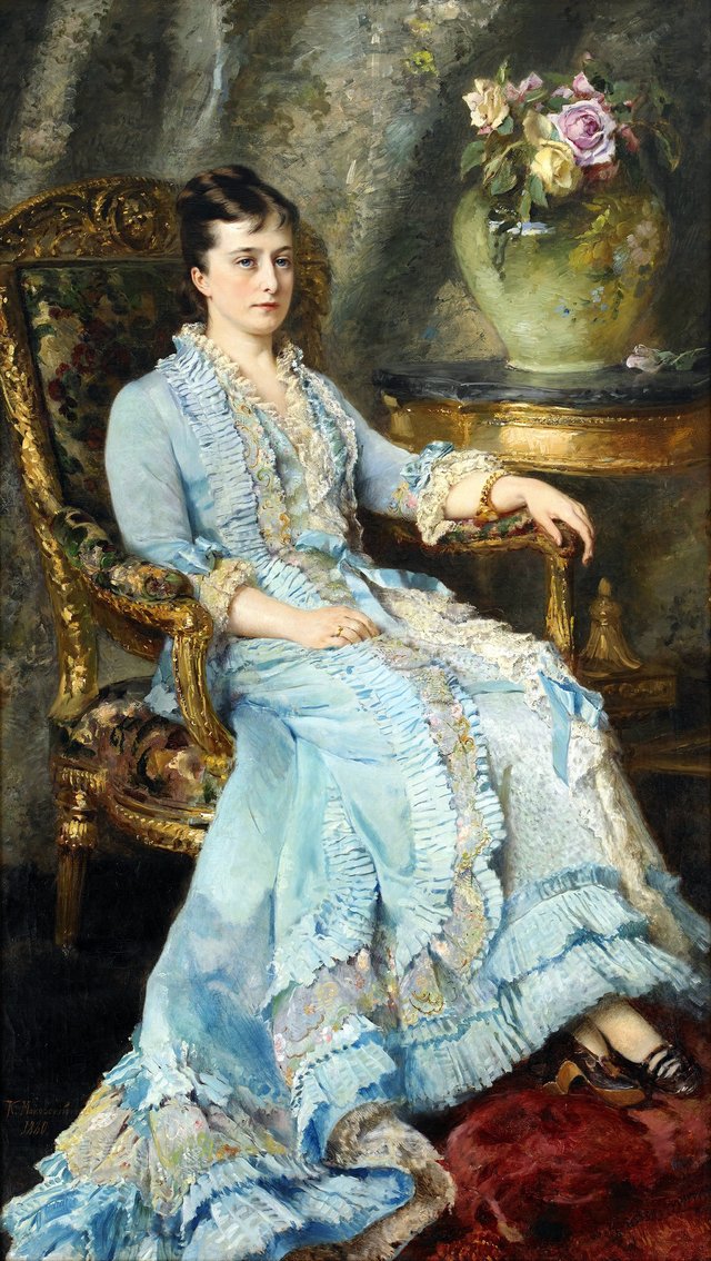 Portrait of Catherine Dolgorukov (1847-1922) by Konstantin Makovsky