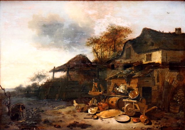 Voor de boerderij by Egbert van der Poel