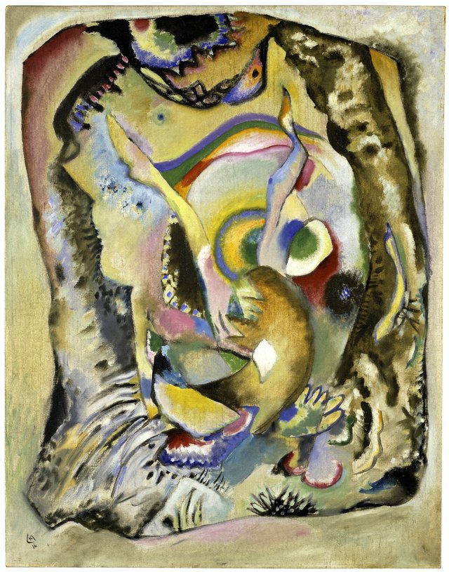 Painting on Light Ground by Wassily Kandinsky
