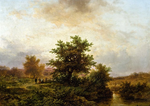 Riverscape by Remigius Adrianus Haanen