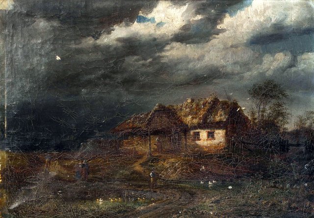 Before a storm by Remigius Adrianus Haanen