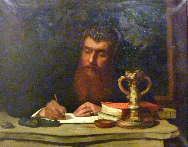Self-portrait by Charles Cottet