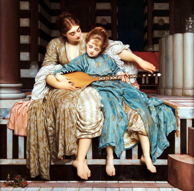 The Music Lesson by Frederic Leighton