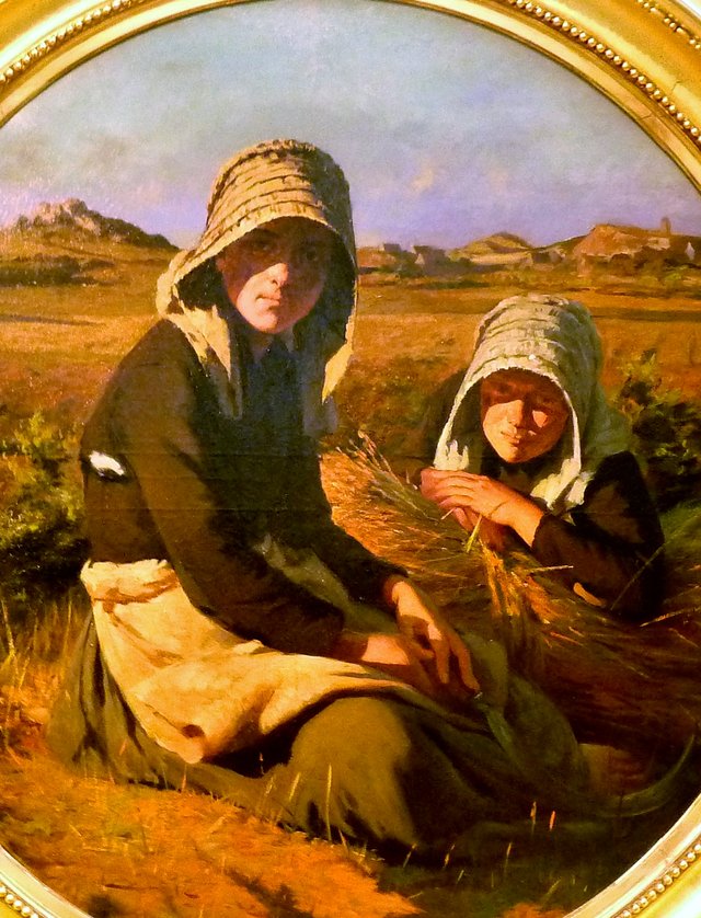 Moissonneuses (île de Bréhat, Bretagne) by Pierre Dupuis