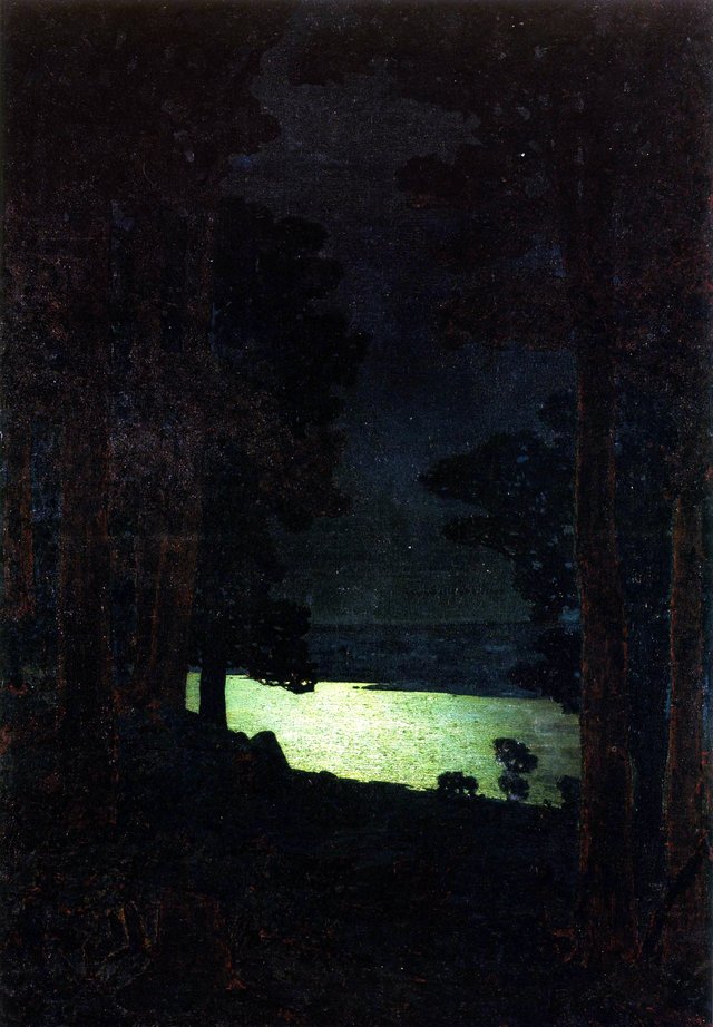 Night at the Don by Arkhip Kuindzhi
