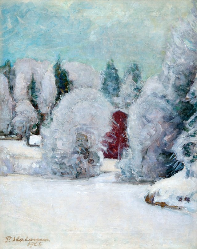 Winter motif by Pekka Halonen