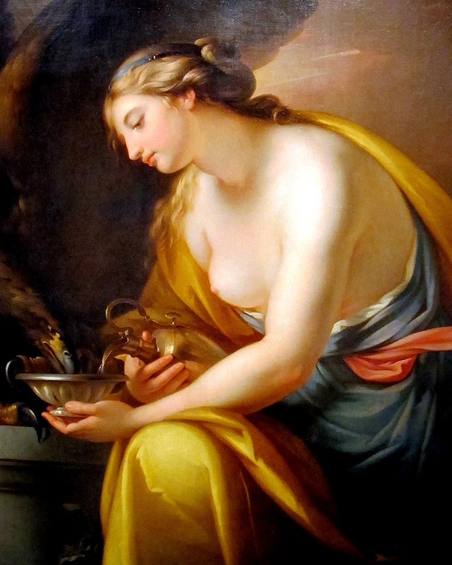 Hebe Giving Drink to the Eagle of Jupiter by Gavin Hamilton