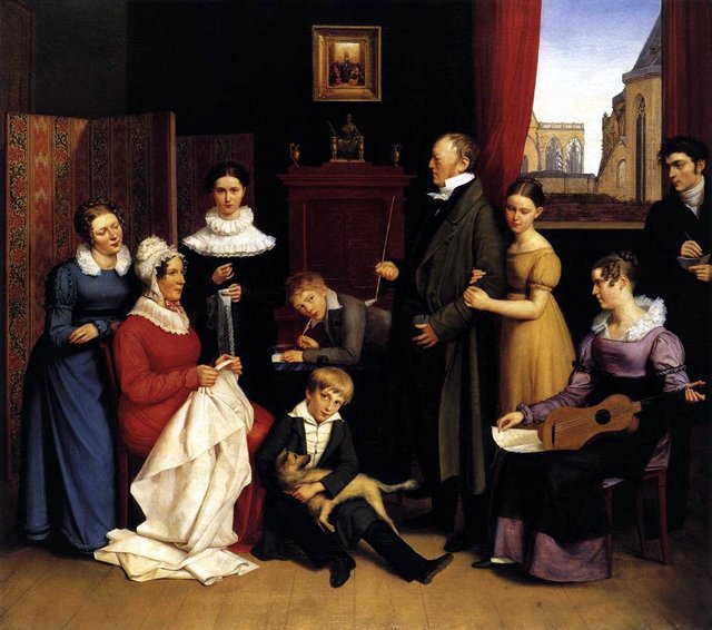 Die Familie Begas by Carl Joseph Begas