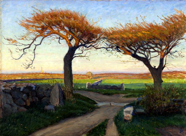 Landscape from Halland by Richard Bergh