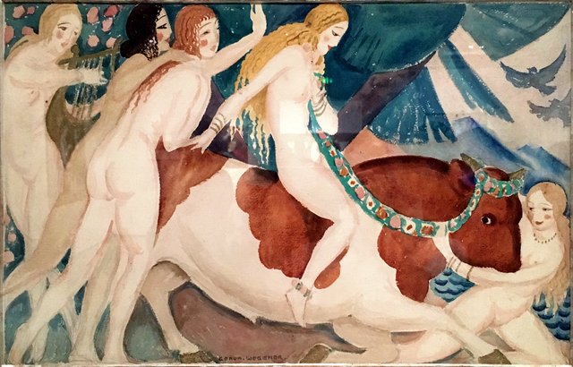 Rape of Europa by Gerda Wegener